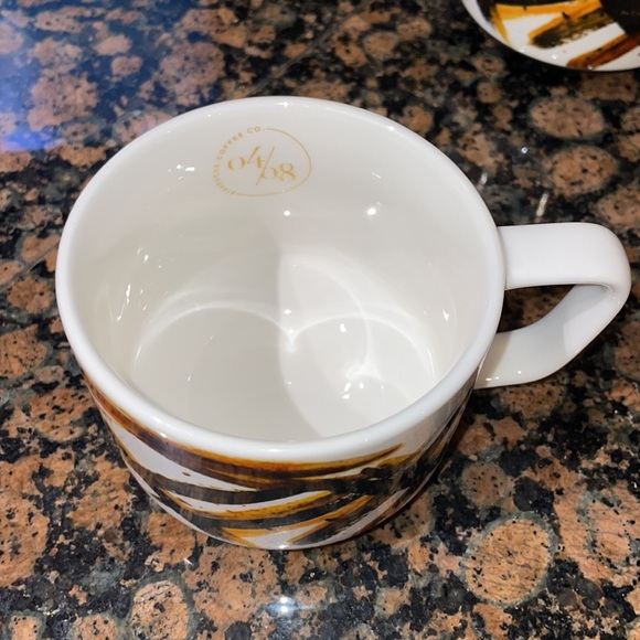Starbucks 2014 Artisan Series 04/08 Limited Edition 12oz Coffee Mugs (Set of 2) - Picture 3 of 10